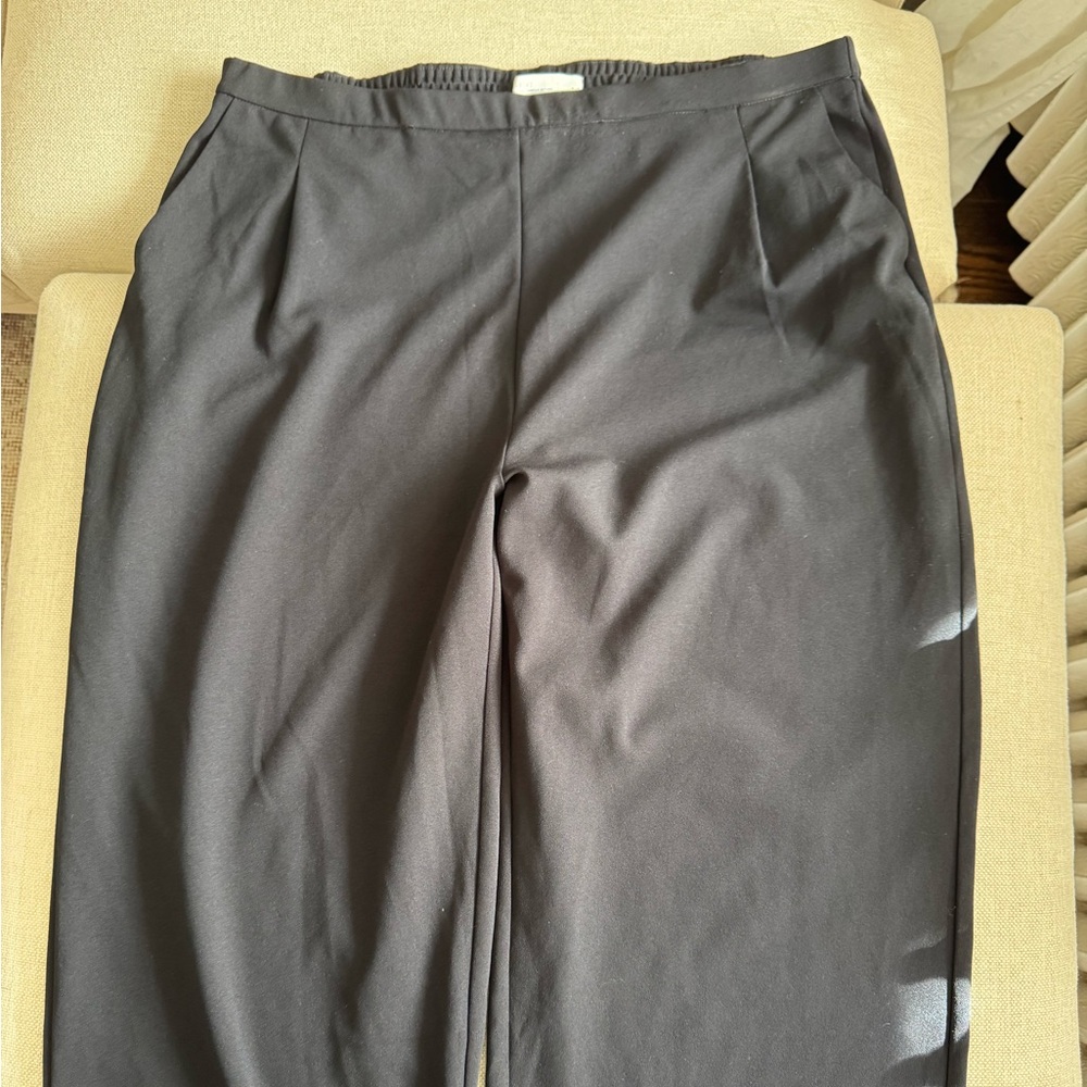 OAK + FORT Black Wide Leg Trousers